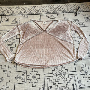 Women's We The Free Thermal Shirt, Mauve, Size M